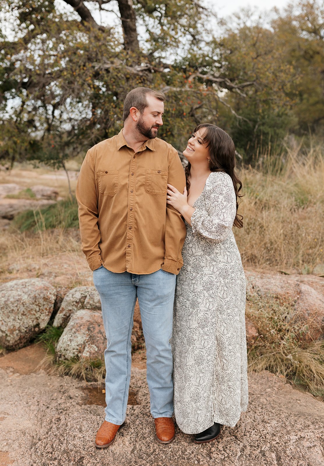 Enchanted Rock State Natural Area has diverse engagement photo backdrops