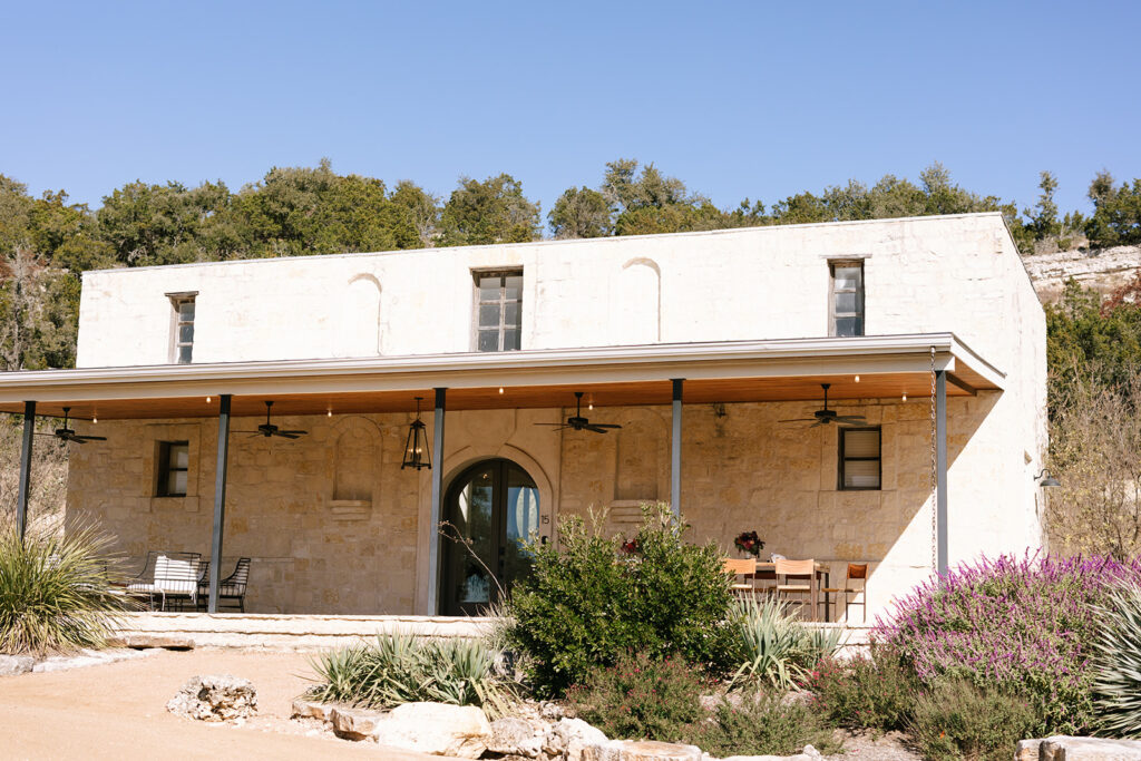 Modern Texas Hill Country cottages for getting ready for weddings at Contigo Ranch