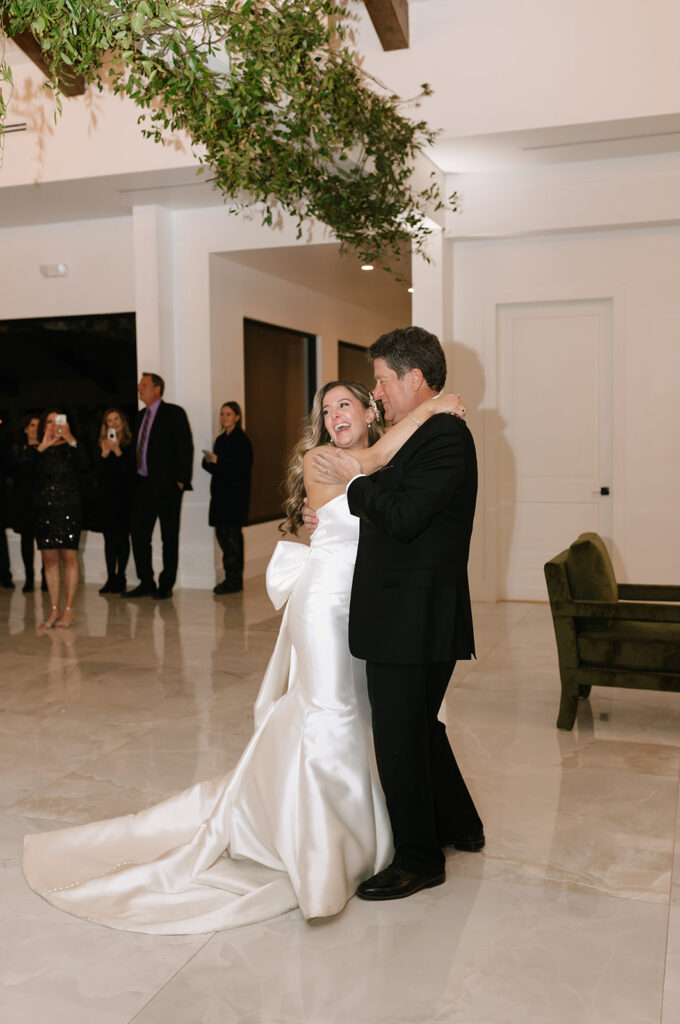Lara's first dance with her dad